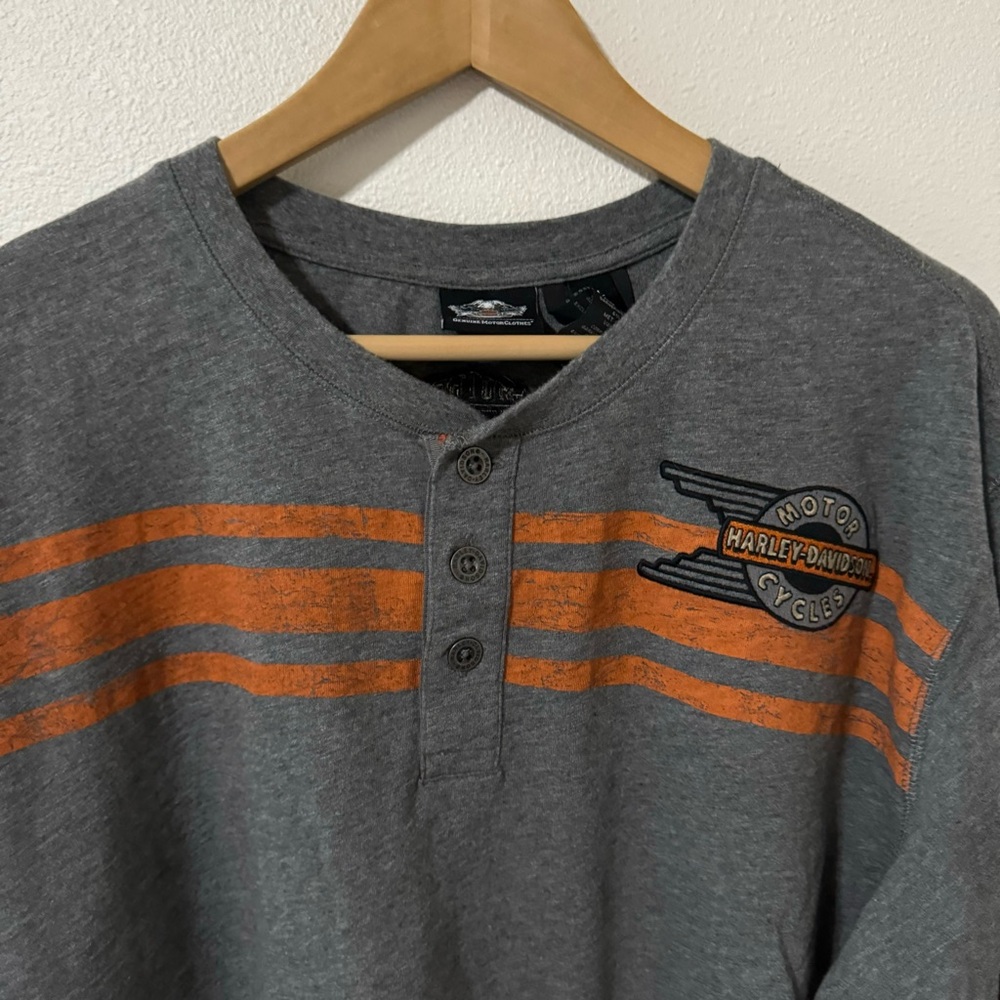 Harley-Davidson Embroidered Patch Long Sleeve Str… - image 3